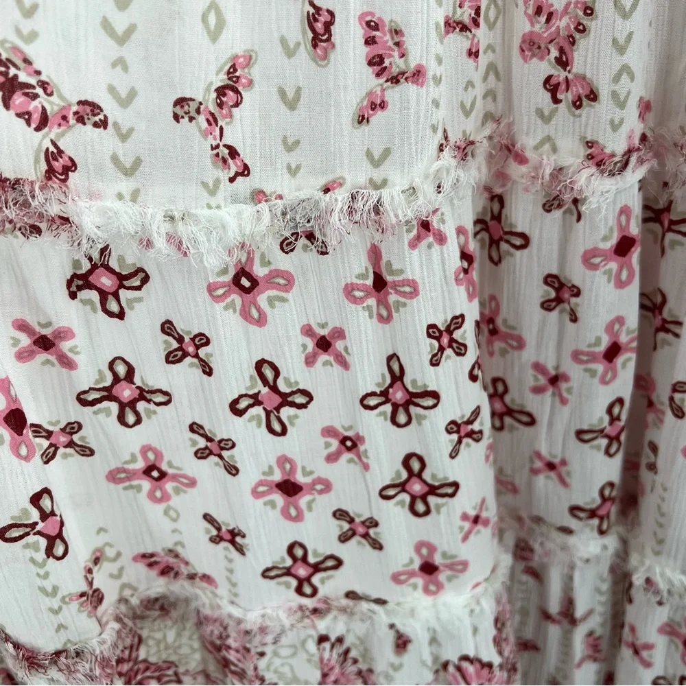 Poupette St Barth Katie Maxi Dress in Pink Parrot Batik Rambo size Small - Picture 7 of 12